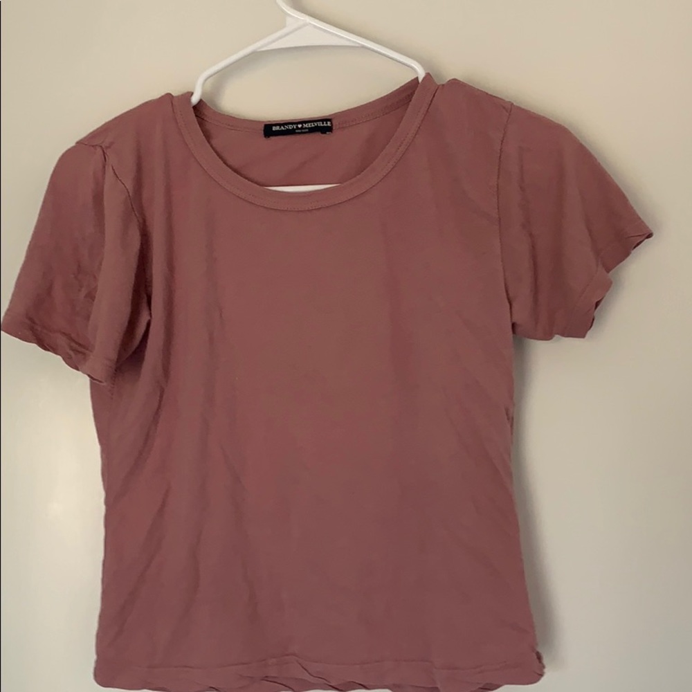 brandy medium pink t-shirt